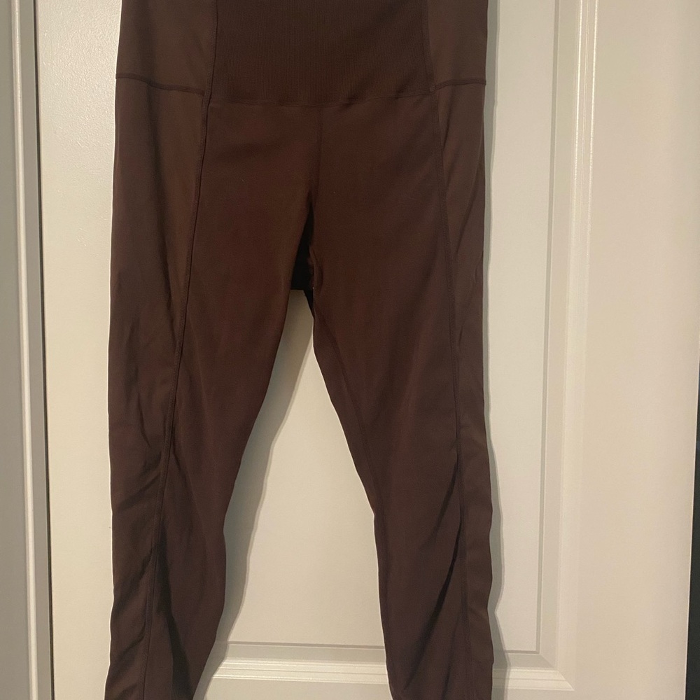 Nike Brown High-Waisted Leggings